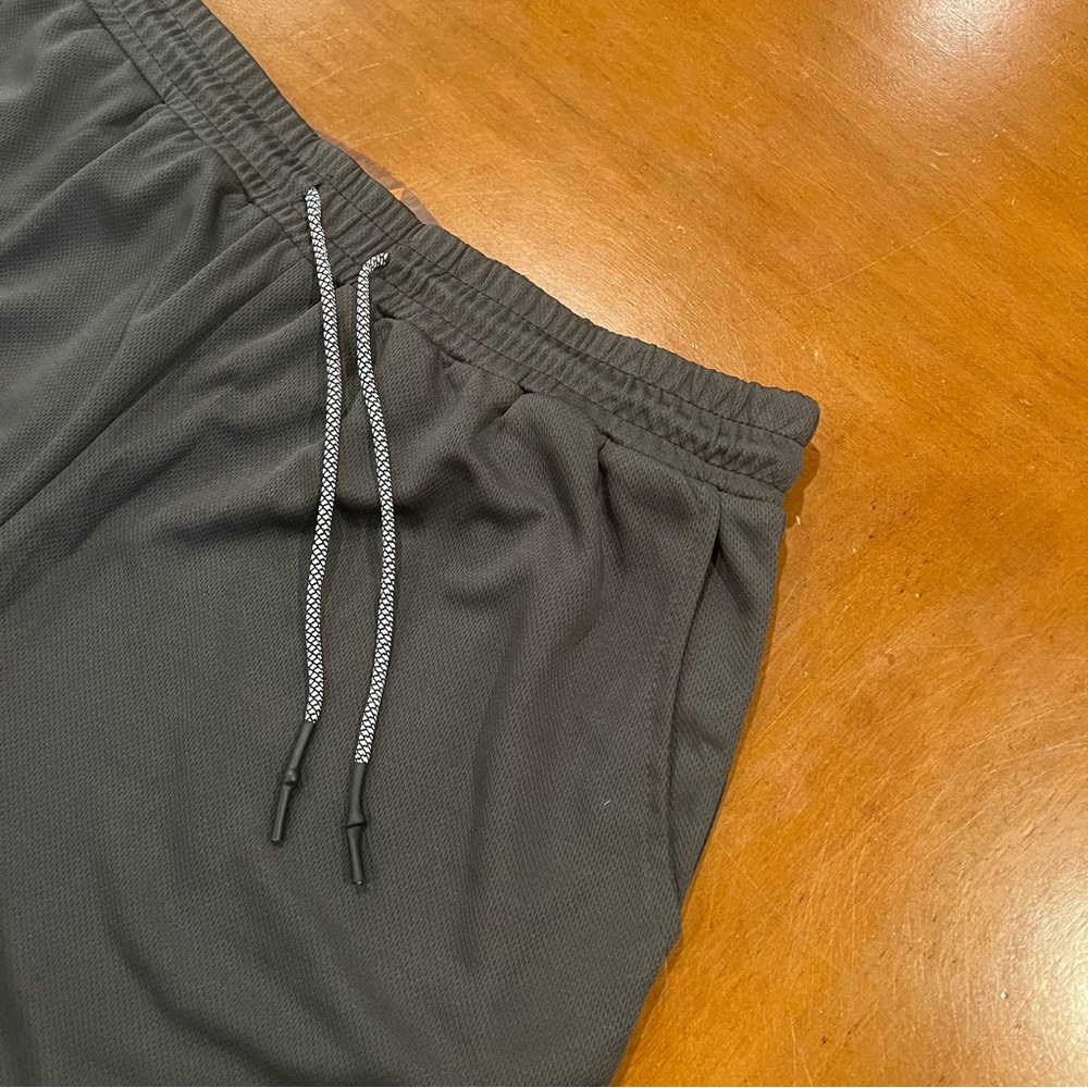 Surenow Men’s 2 in 1 Running Shorts Quick Dry with Liner XXL Dark Gray Workout - Picture 7 of 16